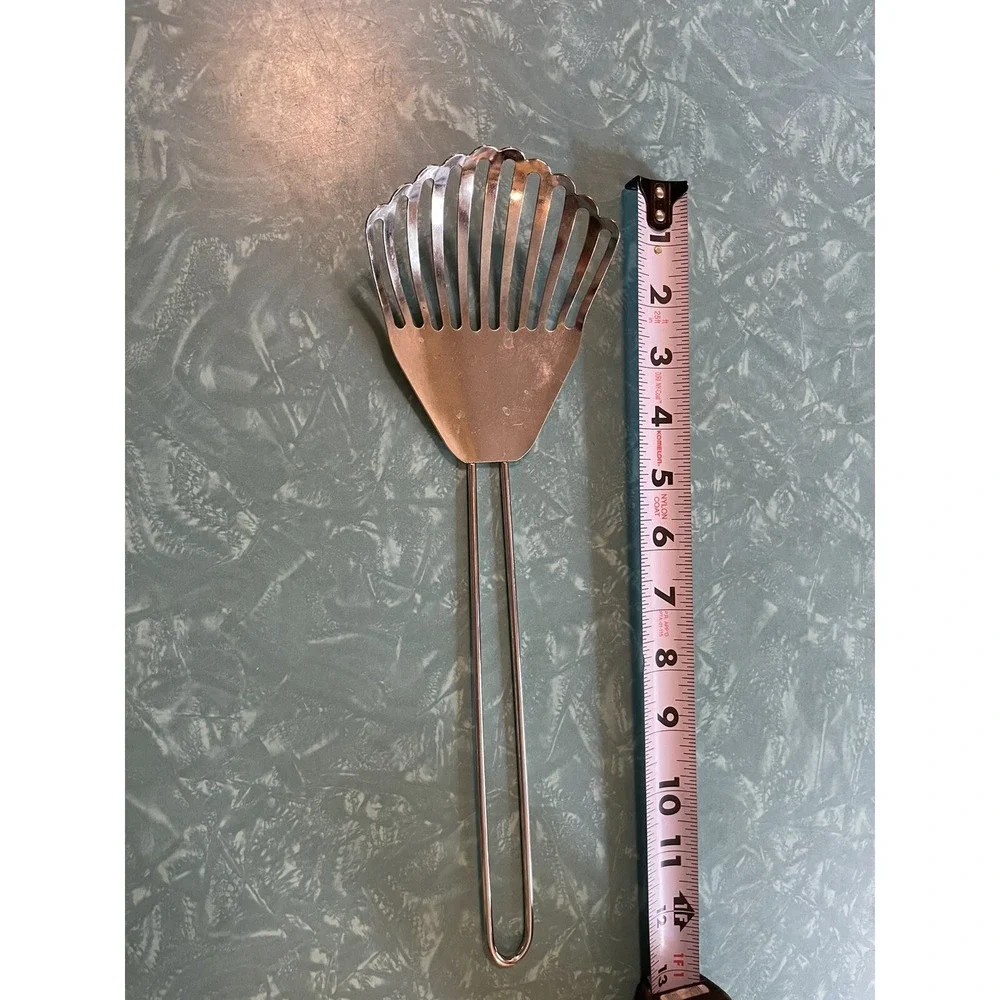 Vintage SLOTTED STRAINER SPOON 12
